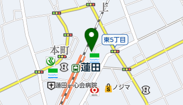 国大セミナー蓮田校の地図画像