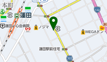 新井屋燃料店の地図画像
