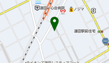 美容室ブーガ(BOOGA)の地図画像