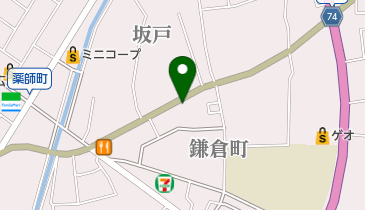 日本亭坂戸鎌倉町店の地図画像