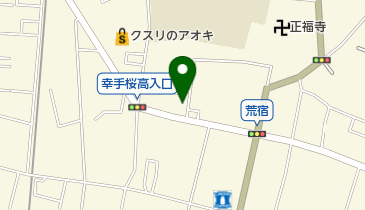 飯田ふとん店の地図画像