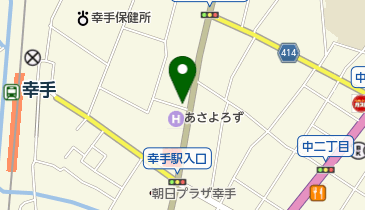 ふくだや化粧品店の地図画像