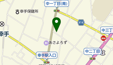 落合美容室の地図画像