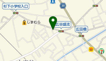 高央ユニフォーム株式会社の地図画像