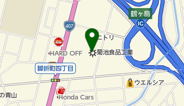 菊池食品工業株式会社 埼玉工場の地図画像