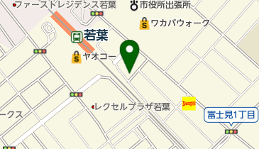 釜のや坂戸若葉店の地図画像