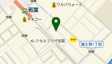 和食若葉の地図画像