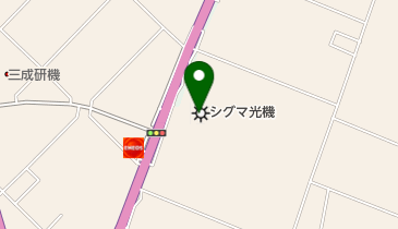 シグマ光機株式会社の地図画像