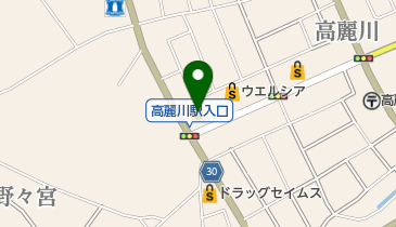 株式会社ニュー本庄高麗川店の地図画像