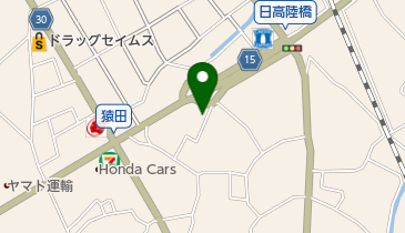岩沢塗装店の地図画像