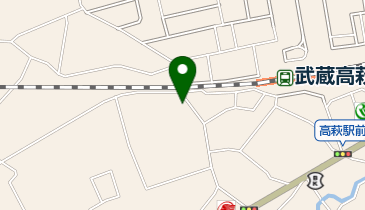 はくば理容の地図画像