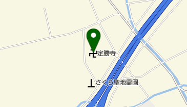 定勝寺の地図画像