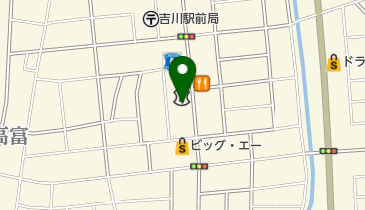 青木信用金庫 吉川支店の地図画像