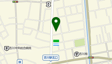 西川チェーンいわひらやの地図画像