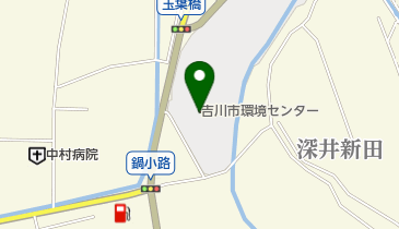 吉川市役所 環境センターの地図画像
