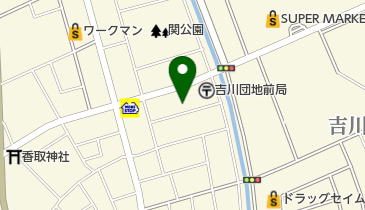 吉川市役所 少年センターの地図画像