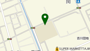 吉川市役所 関学童保育室の地図画像