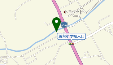 野沢ガラスの地図画像