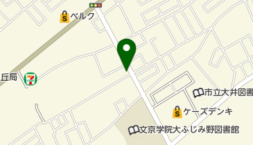 ふじクリーニングの地図画像