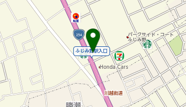 トヨタカローラ新埼玉株式会社ふじみ野店の地図画像