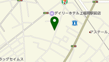 おかの美容室の地図画像