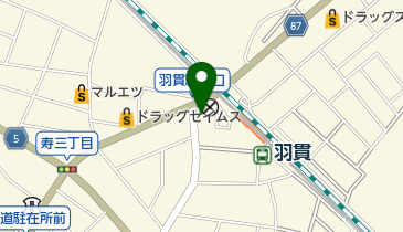 レインボー羽貫店の地図画像