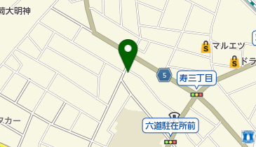 富士屋とうふ店の地図画像