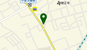 秋山理容室の地図画像