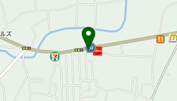 カーリー理容室の地図画像