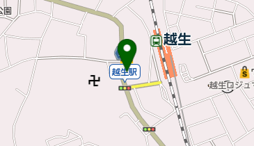 越生館の地図画像