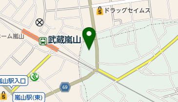 藤田クリーニング店の地図画像