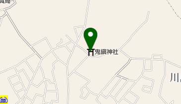 川島区集会所の地図画像