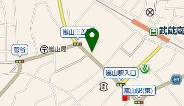 根岸精肉店の地図画像