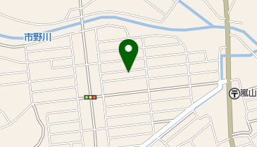 理容岩崎の地図画像