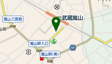 東雲亭の地図画像