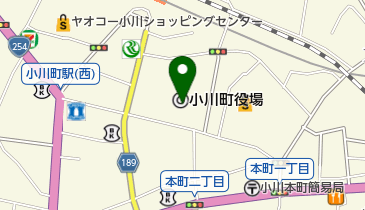 小川町 中央公民館の地図画像