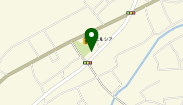 腰二会館の地図画像