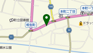 よしだ呉服店の地図画像