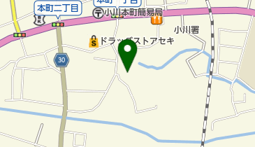 松田整骨院の地図画像