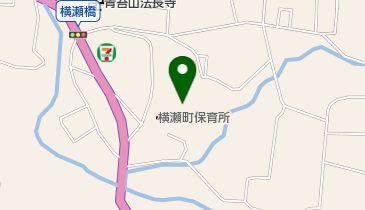 横瀬町役場 総合福祉センターの地図画像