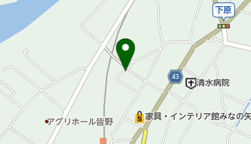 美容室ベレッツァの地図画像