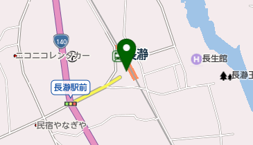 長瀞町観光案内所の地図画像