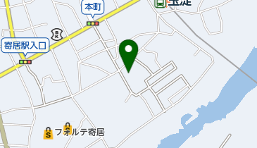 森永牛乳寄居販売店の地図画像