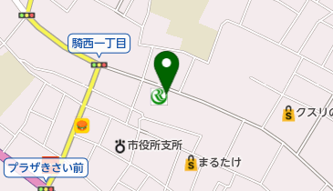 でんきのいとうの地図画像