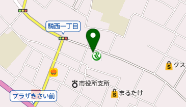 中屋呉服店の地図画像