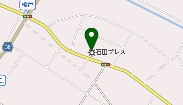 石田プレス工業株式会社の地図画像