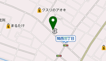 理容室キムラの地図画像