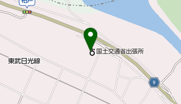 渡良瀬遊水池出張所の地図画像