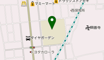 白岡市立 西児童クラブの地図画像
