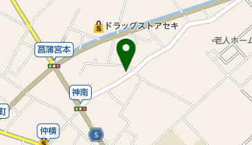 山富衣料店の地図画像